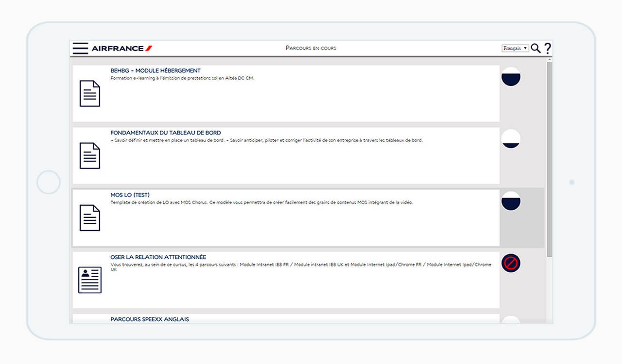 air france webdesign interface redesign portail