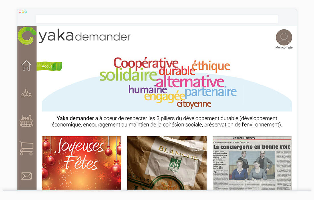 yaka demander webdesign interface association