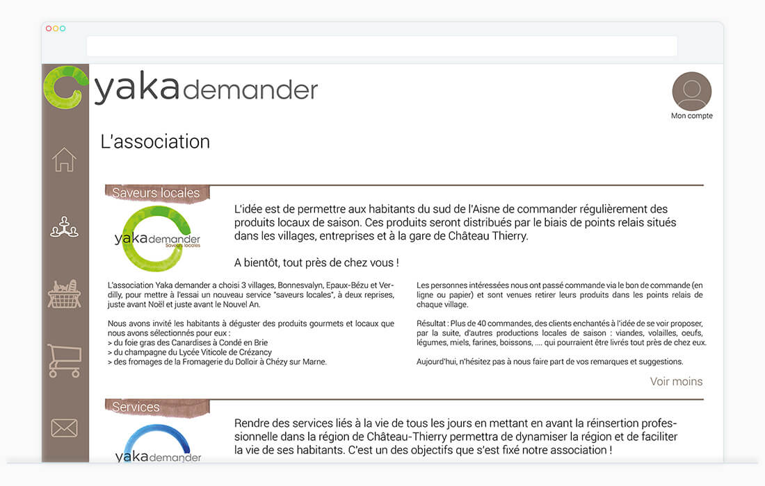 yaka demander webdesign interface e-commerce
