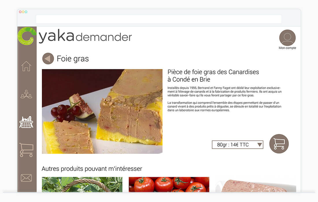 yaka demander webdesign interface e-commerce